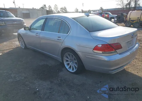2006 BMW 750Li z USA, uszkodzony, nr VIN WBAHN83536DT39120